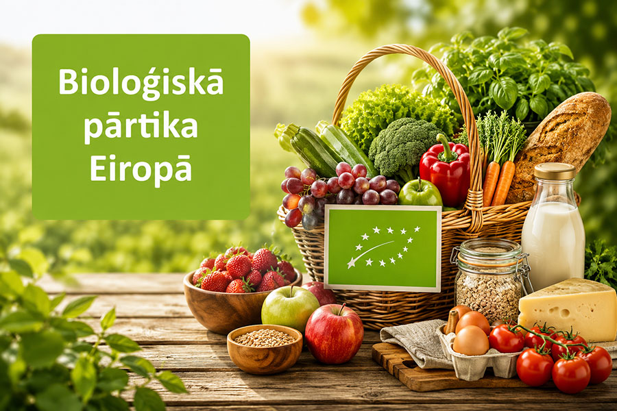 Bioloģiskās pārtikas patēriņš Eiropā